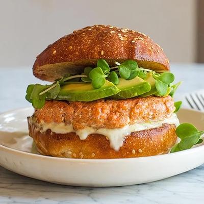 summer fish recipes salmon burger