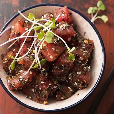 summer fish recipes poke bowl