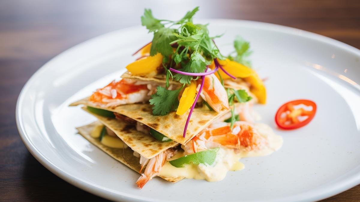 tailgating with fish crab quesadillas horizontal