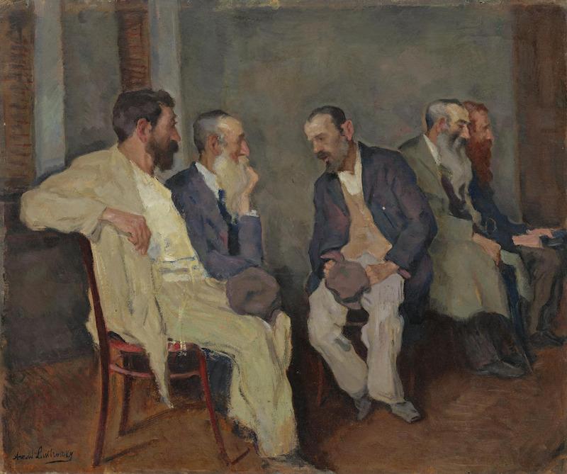 "Conversation" by Arnold Lakhovsky  Public domain, via Wikimedia Commons