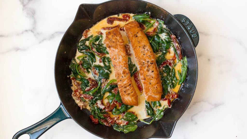 Cast-Iron Salmon Recipe for Two