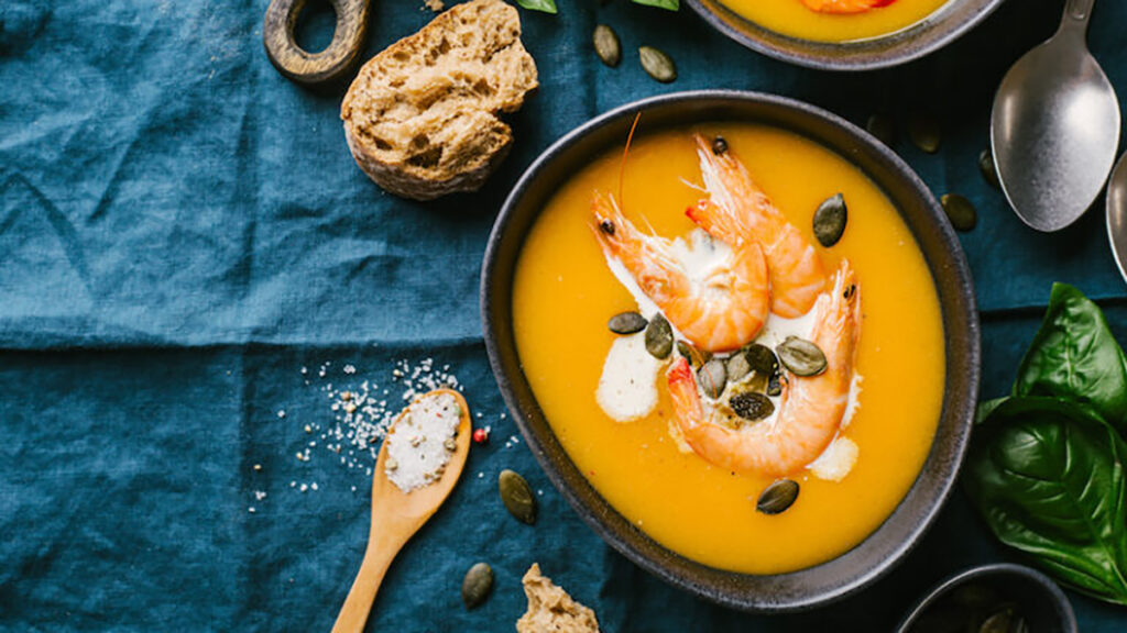 first thanksgiving shrimp soup