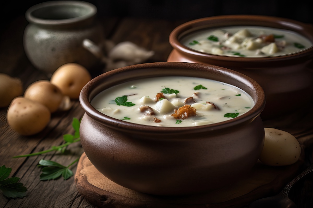 Classic Rhode Island Clam Chowder