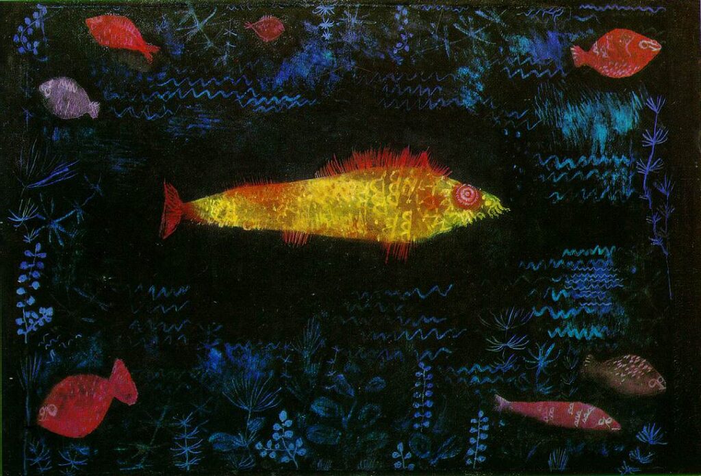 https://www.vitalchoice.com/blog/wp content/uploads///fish art Paul Klee Goldfish x